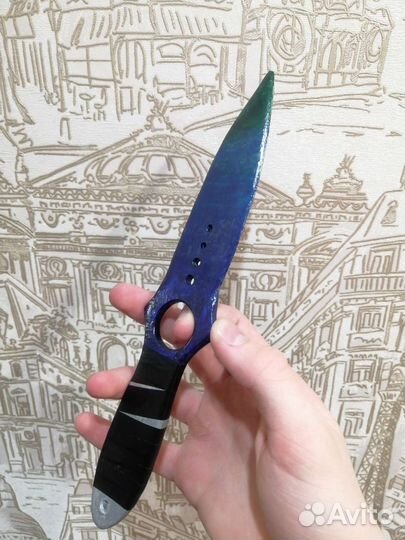 Скелетный нож из дерева (cs:go)