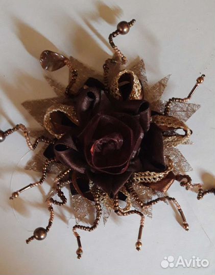 Брошь-заколка ручная работа