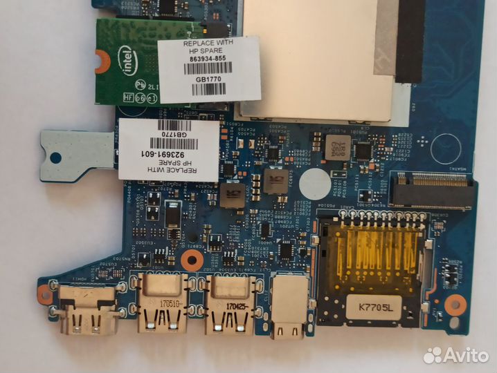 Материнская плата ноутбука HP Pavilion X360 14-BA