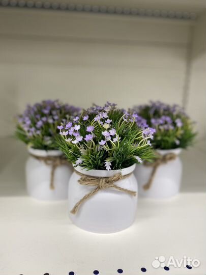 Искусственные растения лаванда декор