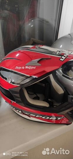 Мотошлем кросс/эндуро бу