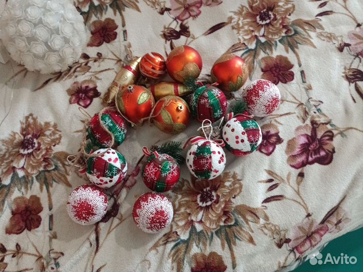 Новогодние украшения бу