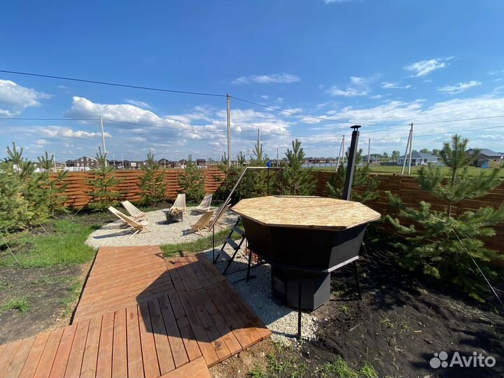 Сауна с чаном / аренда посуточно