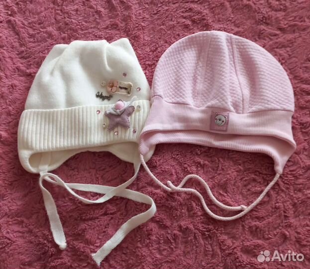Шапочки для девочки на 1-1,5