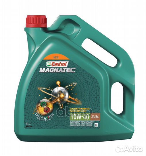 Масло моторное Magnatec dualock 10W-40 A3/B4, 4л