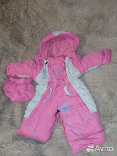 Зимний комбинезон для девочки