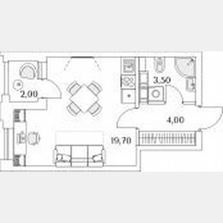 Квартира-студия, 60,5 м², 13/13 эт.