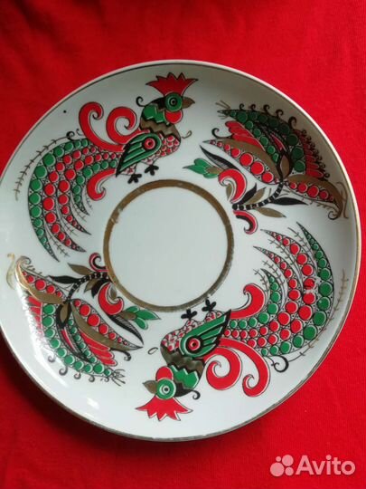 Блюдце от чайных пар. лфз, Дулево