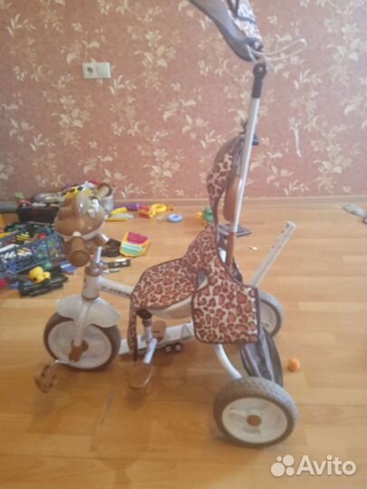 Велосипед с родительской ручкой