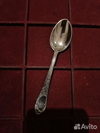 Чайная ложка серебро дубок