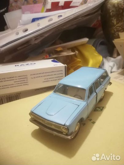 Волга газ 24-02 а13 без ми голубая