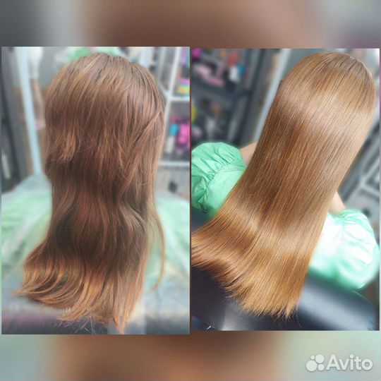 Кератиновое выпрямление и ботокс волос