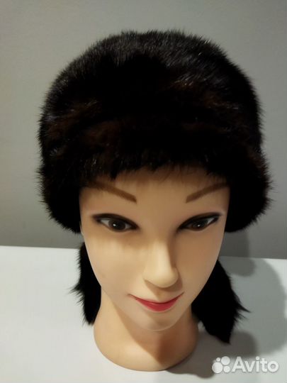 Норковая шапка женская