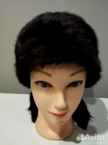 Норковая шапка женская