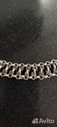 Серебряное колье 97 гр