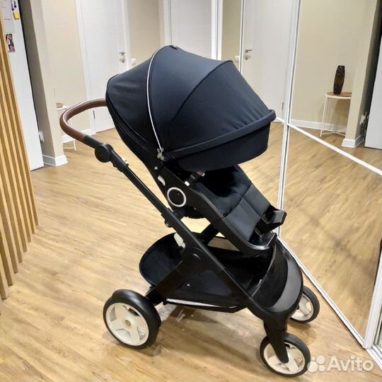 Прогулочная коляска stokke trailz v6 black