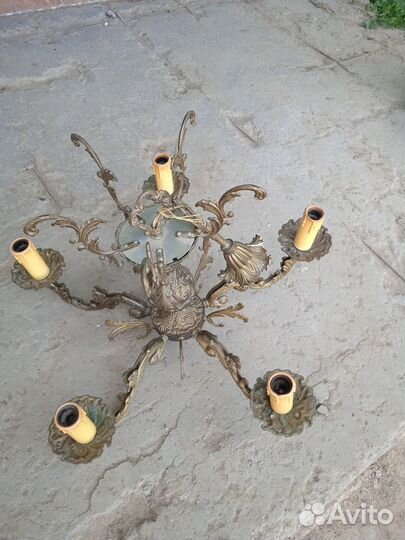 Бронза люстра СССР