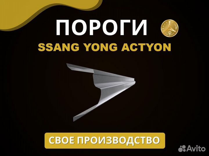 SsangYong Actyon пороги Оплата при получении