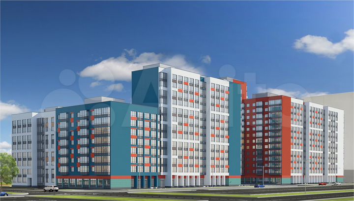 2-к. квартира, 53,9 м², 5/13 эт.