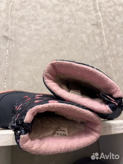 Зимние ботинки сноубутсы для девочки