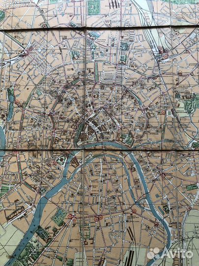 План города Москвы картографии Ильина