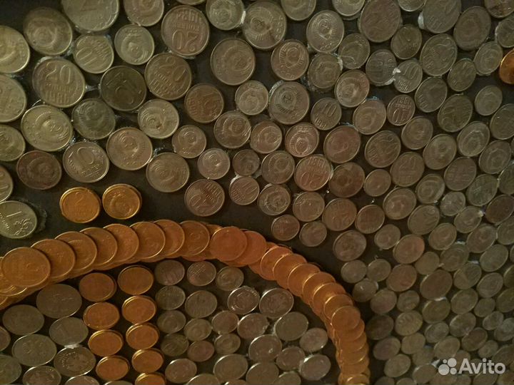 Картина из монет СССР