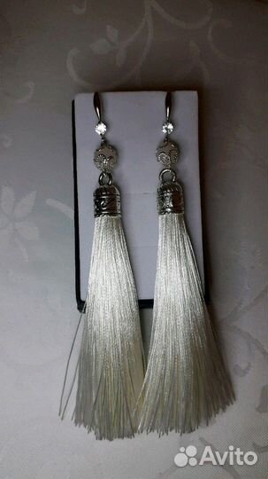 Серьги-кисти