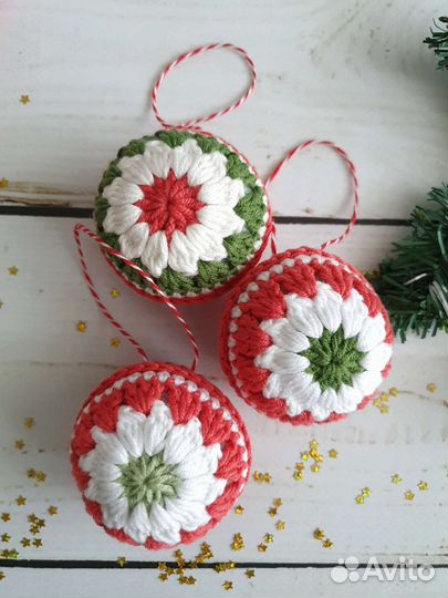 Елочные игрушки ручной работы