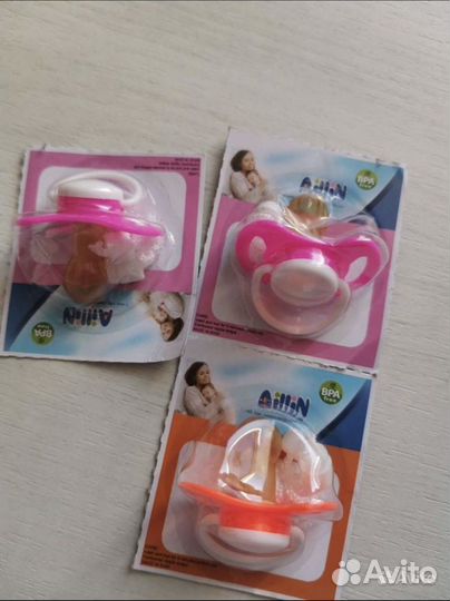 Прокладки для груди, накладки, пустышки