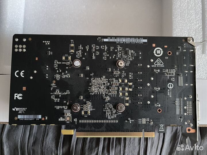 Видеокарта MSI GTX 1050TI