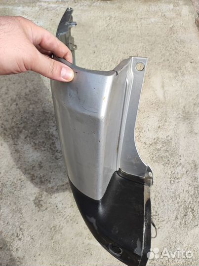 Накладка заднего бампера левая Fiat Doblo