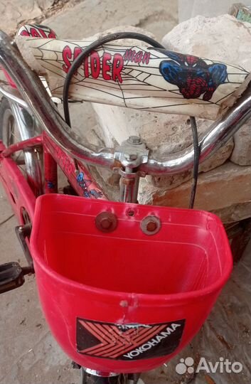 Детский велосипед 14д с корзинкой