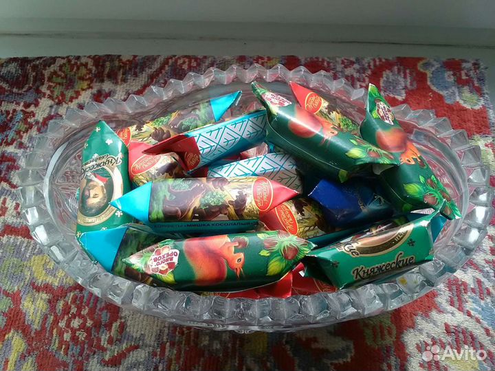 Хрустальная ваза Чехия-ссср 70-х