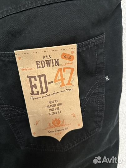 Edwin.ED-47.Stone Wash.новые джинсы. W36L32