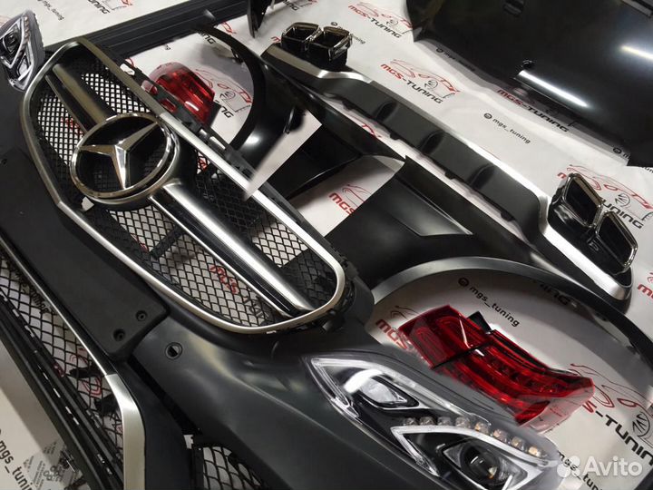 Комплект рестайлинга E-class w212 E63 AMG + Оптика