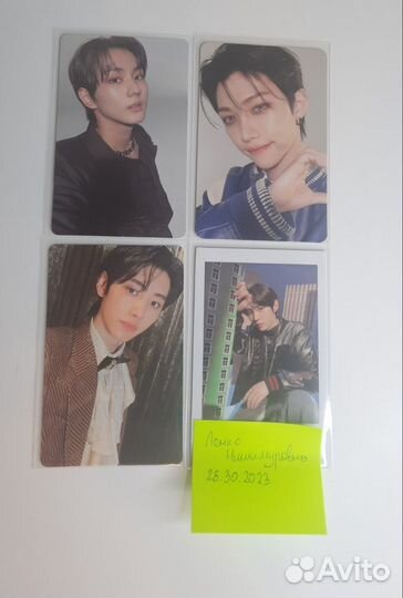 Карты enhypen и stray kids