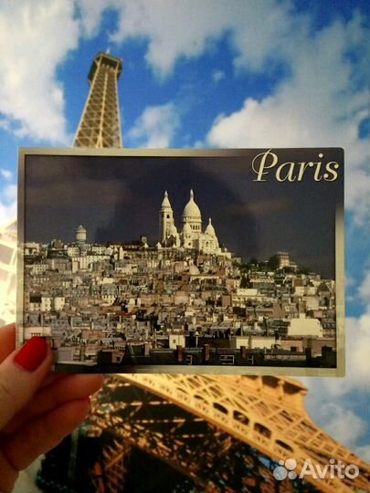 Открытка Париж Нотр-Дам