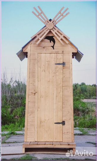 Дачный туалет домик QCI