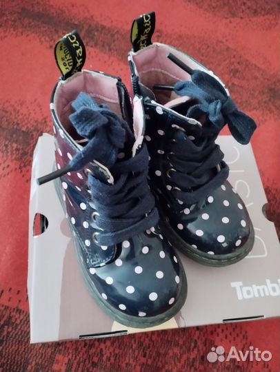 Ботинки демисезонные для девочки 23 размер