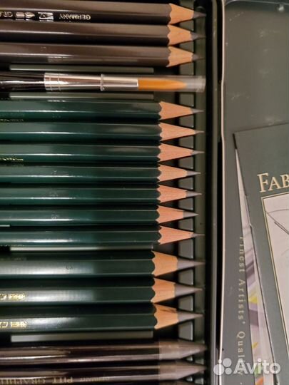 Новые Карандаши чернографитные Faber- Castell Pitt