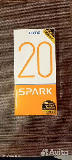 TECNO Spark 20, 8/256 ГБ