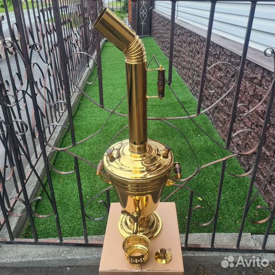 Самовар на дровах 5л. Новый. Доставка в Москву