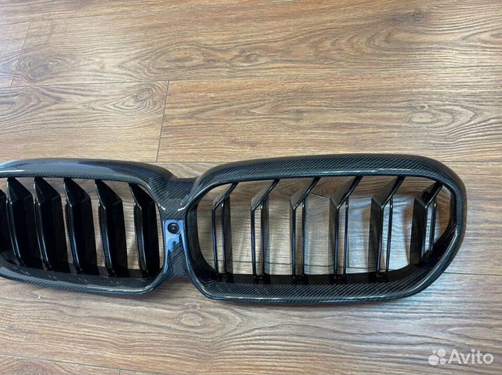 Решетки радиатора Рестайл карбон M5 Look Бмв G30