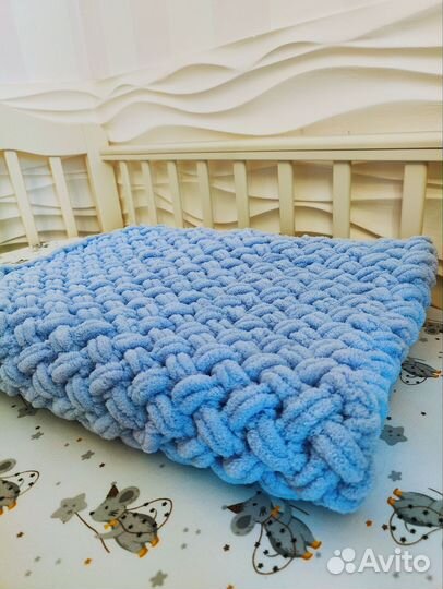 Плед детский плюшевый