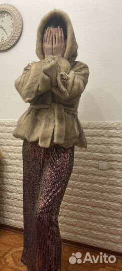 Шуба норковая 48 50 трансформер