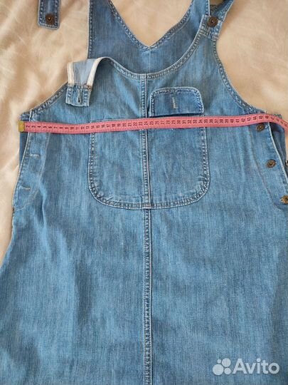 Джинсовый сарафан для беременных