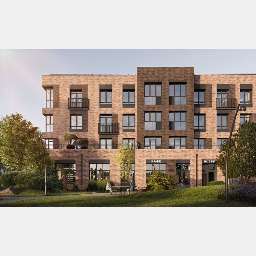 1-к. квартира, 41,1 м², 4/4 эт.