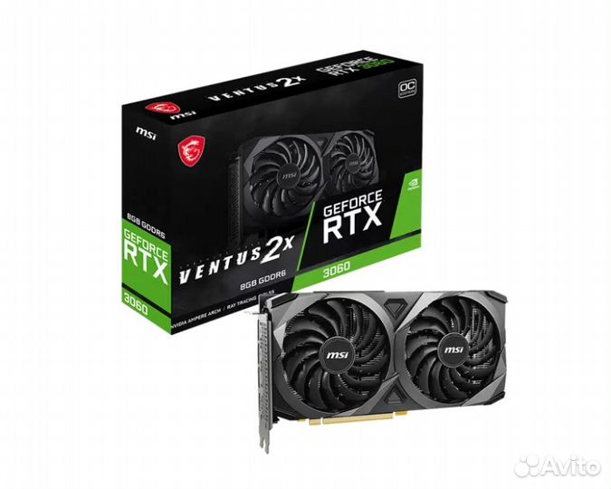 MSI Nvidia GeForce RTX 3060 Ventus 2X OC 8GB