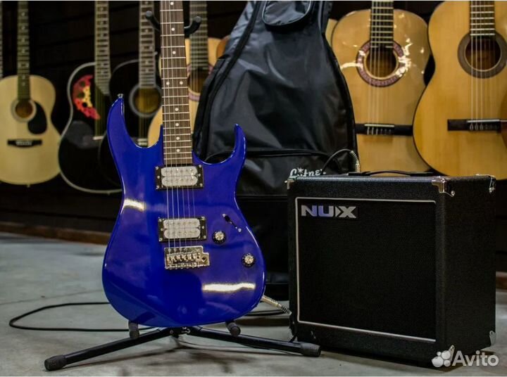 Электрогитара с Комбиком + Аксессуары (Комплект)