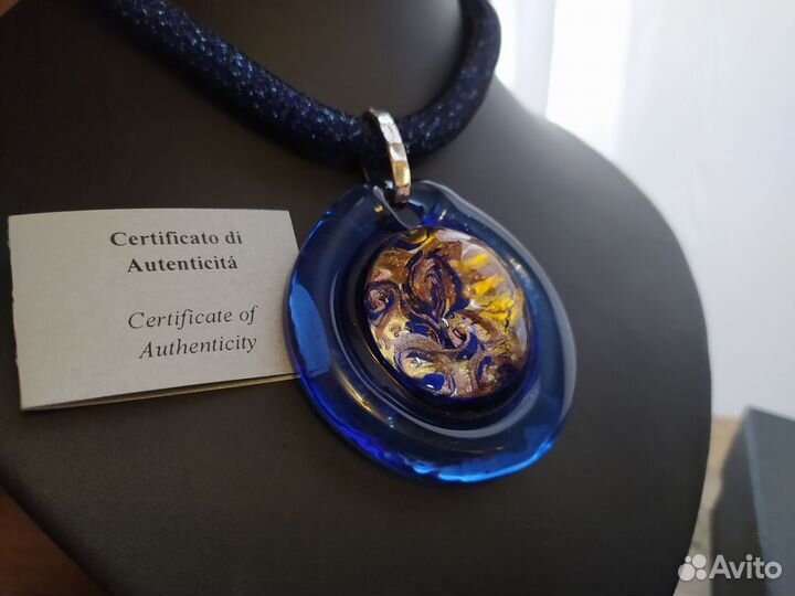 Колье, кольцо, браслет Муранское стекло